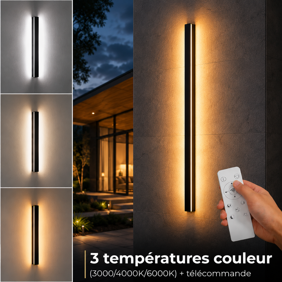 Verana — Applique murale extérieure LED IP65