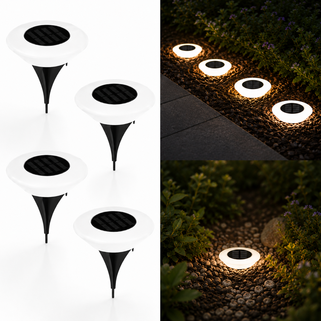 Giardina — Balise solaire de jardin LED étanche