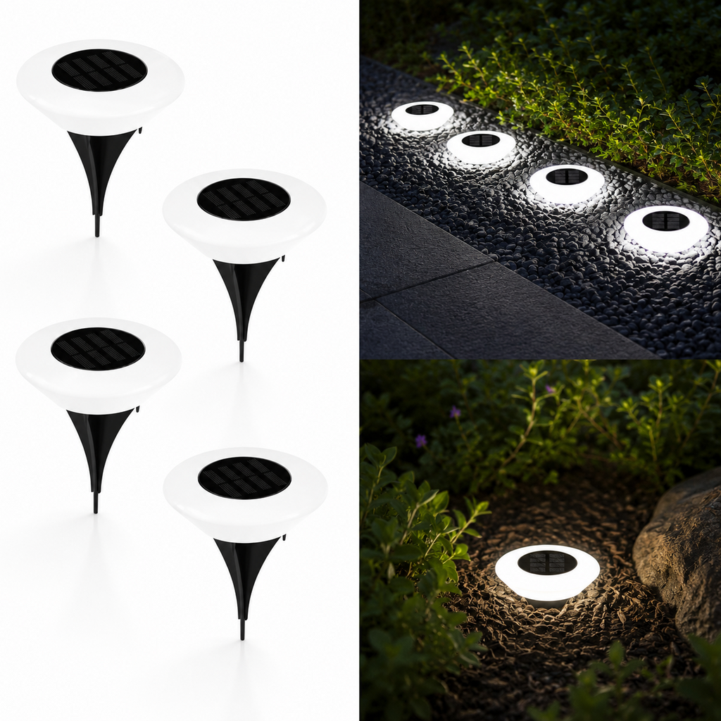 Giardina — Balise solaire de jardin LED étanche