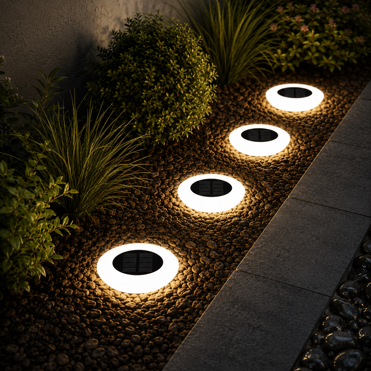 Giardina — Balise solaire de jardin LED étanche