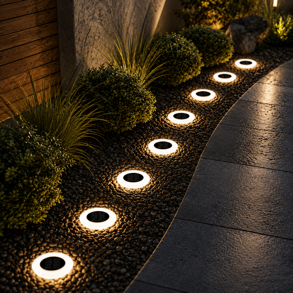 Giardina — Balise solaire de jardin LED étanche