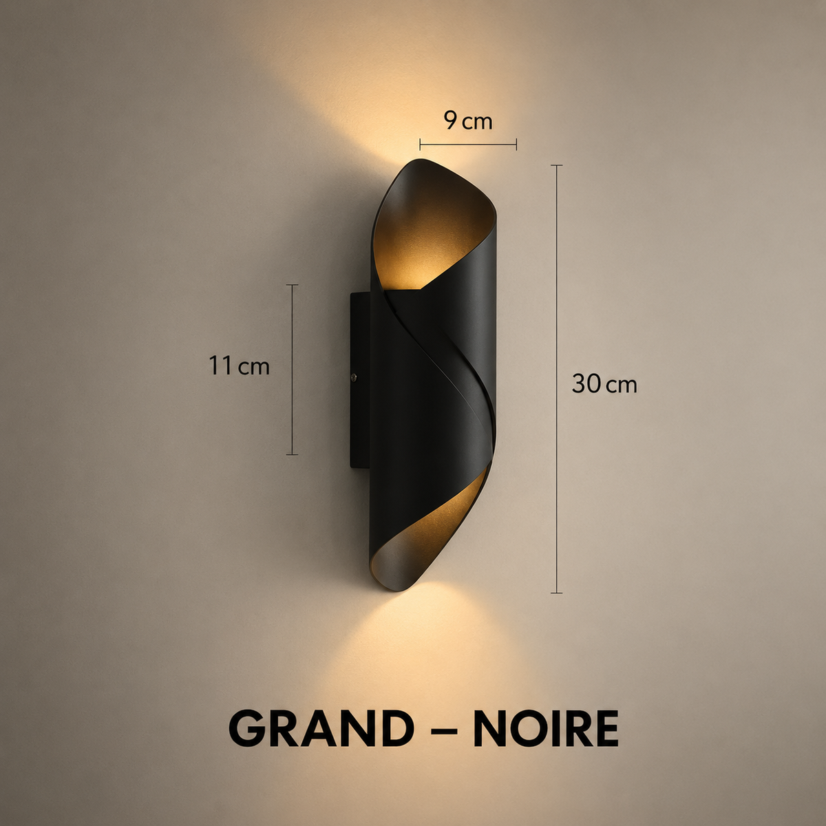Nordia — Applique extérieure LED d'inspiration nordique