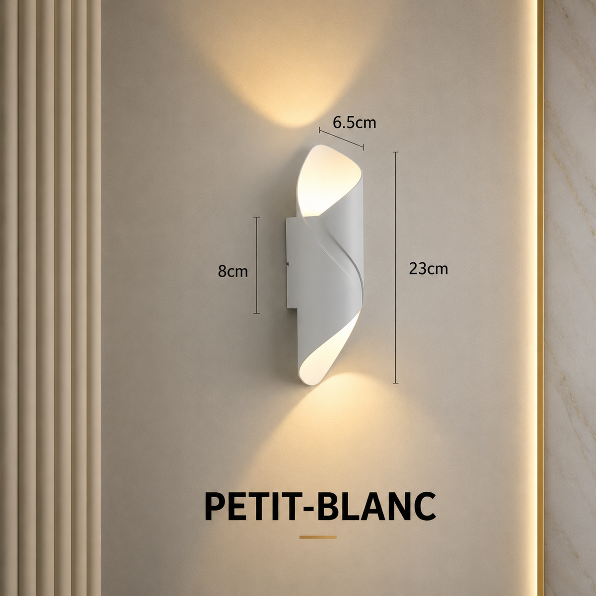 Nordia — Applique extérieure LED d'inspiration nordique