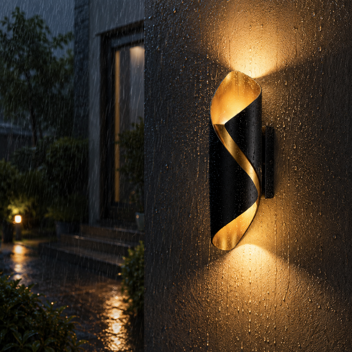 Nordia — Applique extérieure LED d'inspiration nordique