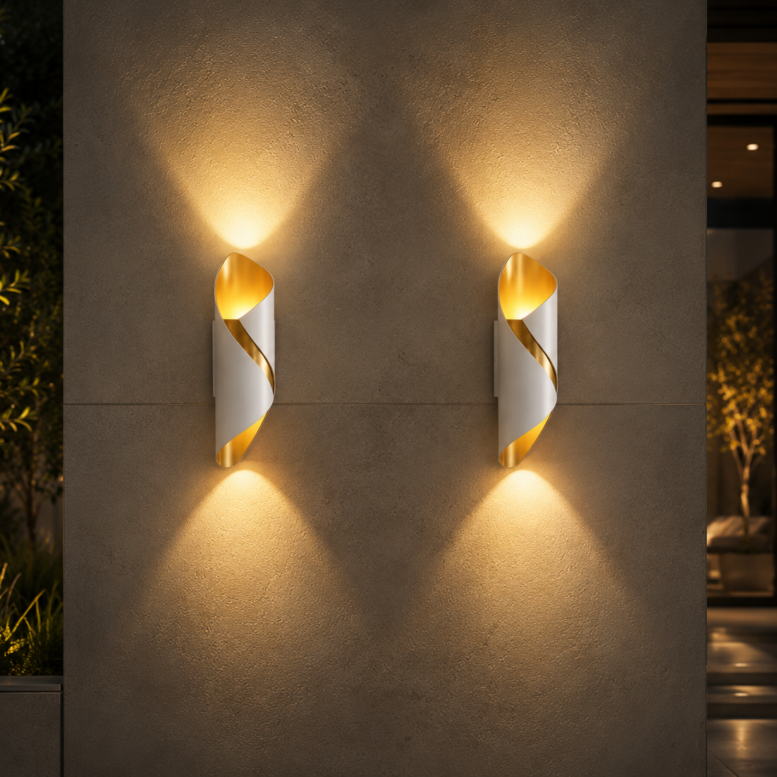 Nordia — Applique extérieure LED d'inspiration nordique