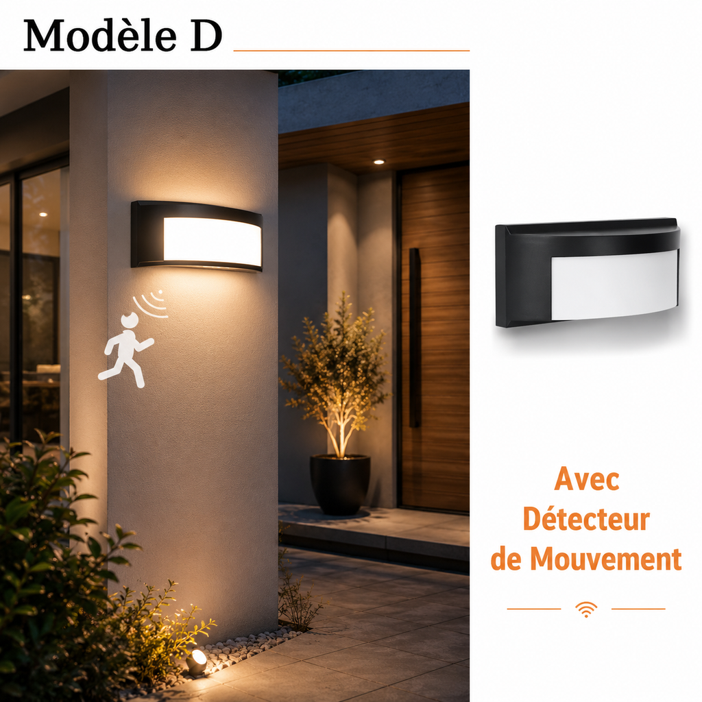 Sentina — Applique extérieure LED à détecteur