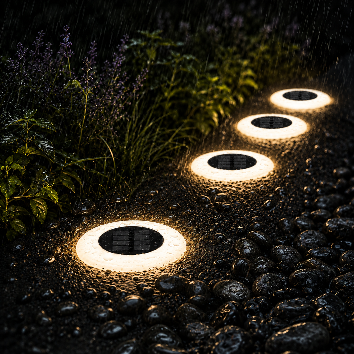 Giardina — Balise solaire de jardin LED étanche