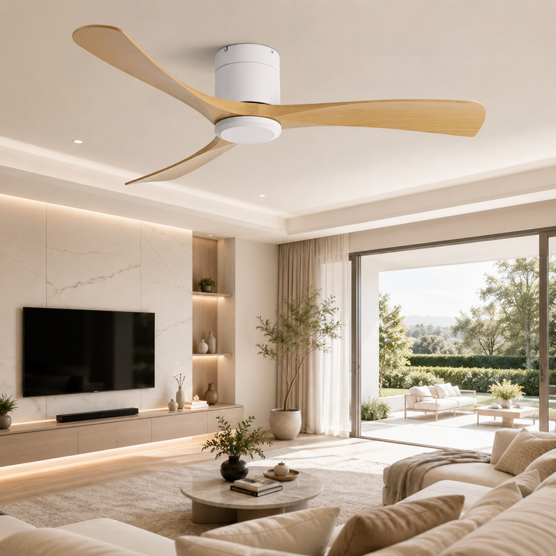 Silvane — Ventilateur de plafond trois pales bois