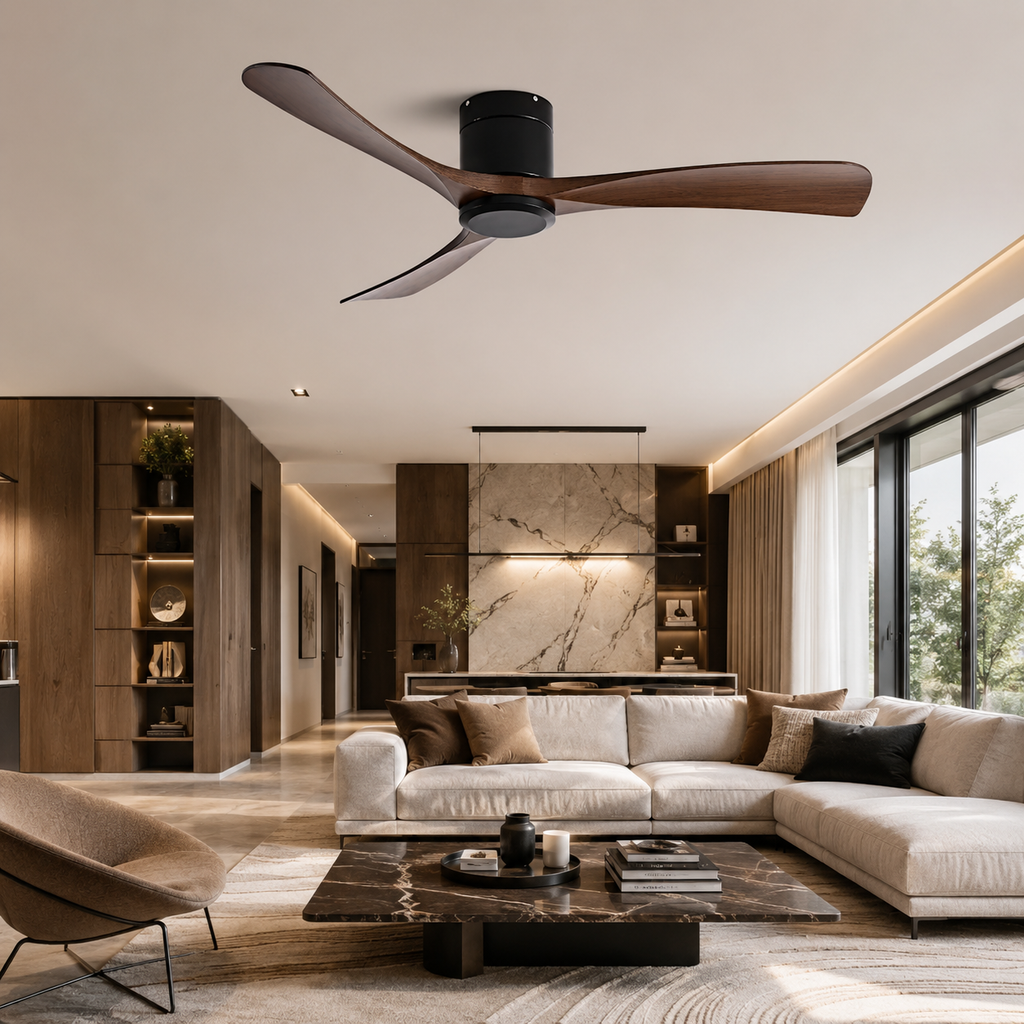 Silvane — Ventilateur de plafond trois pales bois
