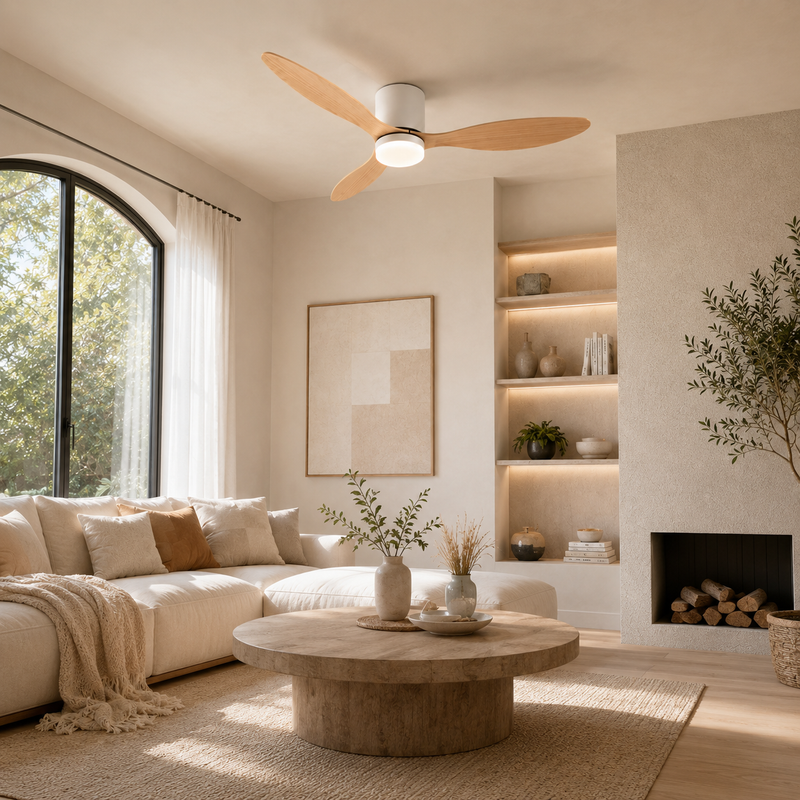 Ventora — Ventilateur de plafond silencieux à LED - 106 & 132 cm