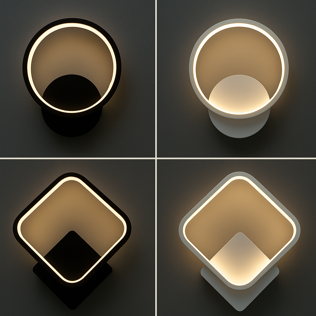 Quadrona — Applique murale LED à double faisceau