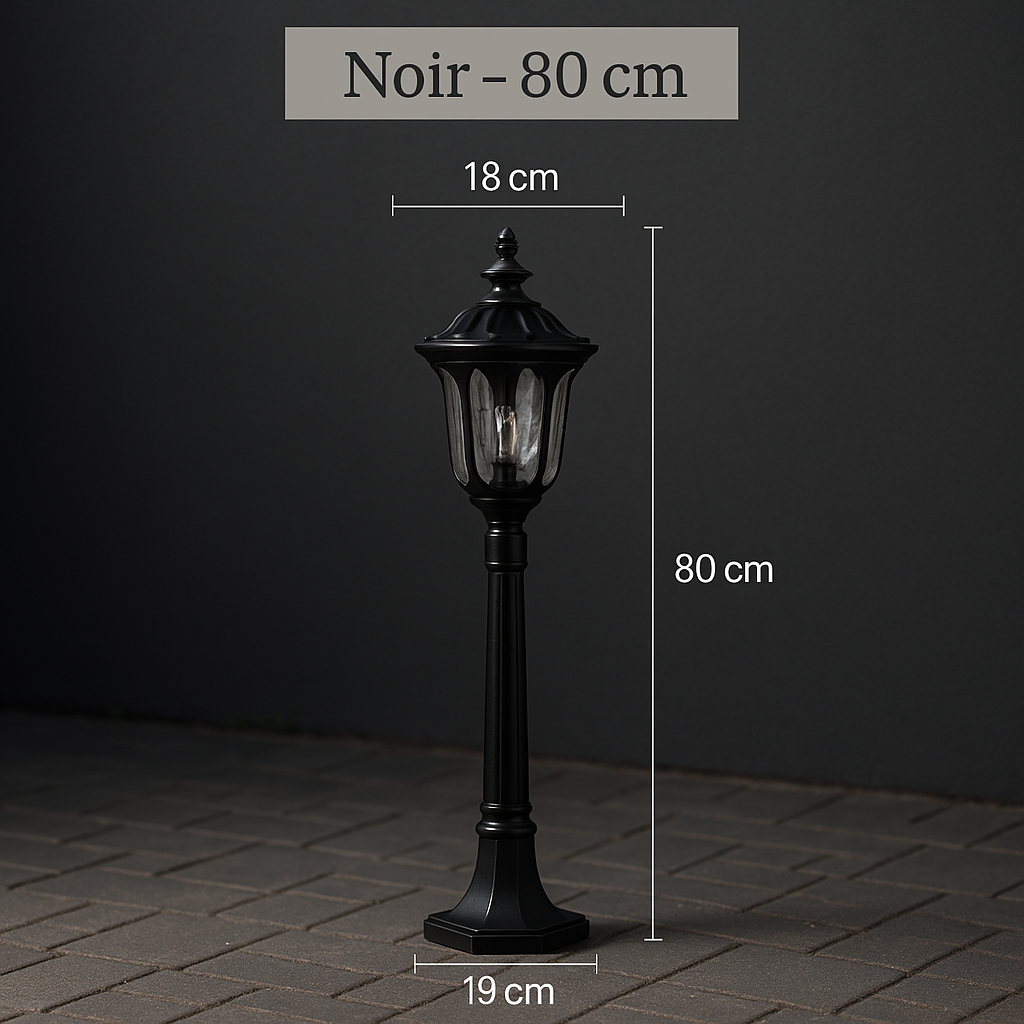 Verdina — Borne de jardin vintage en aluminium