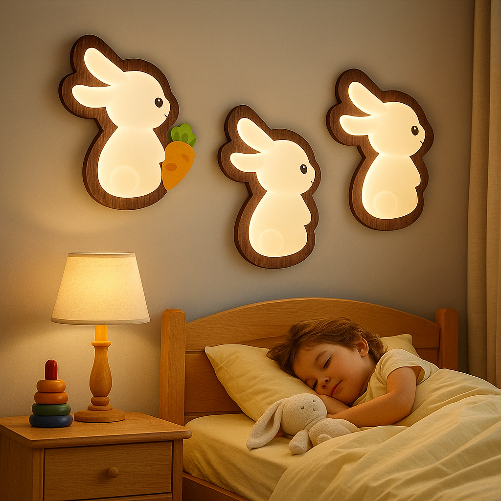 Sofina — Applique lapin pour chambre d'enfant