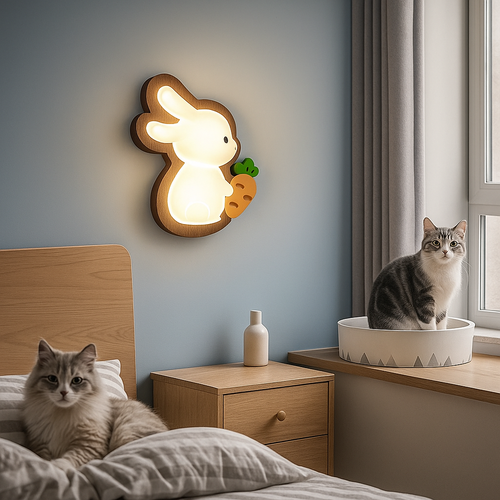 Sofina — Applique lapin pour chambre d'enfant