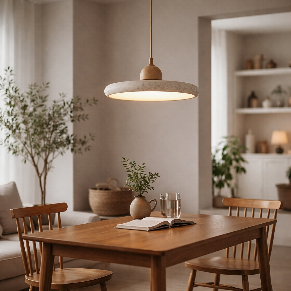 Duna — Suspension en bois clair ou sombre