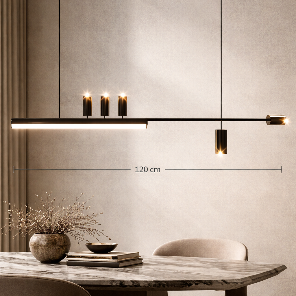 Bilancia — Suspension barre suspendue noir ou or