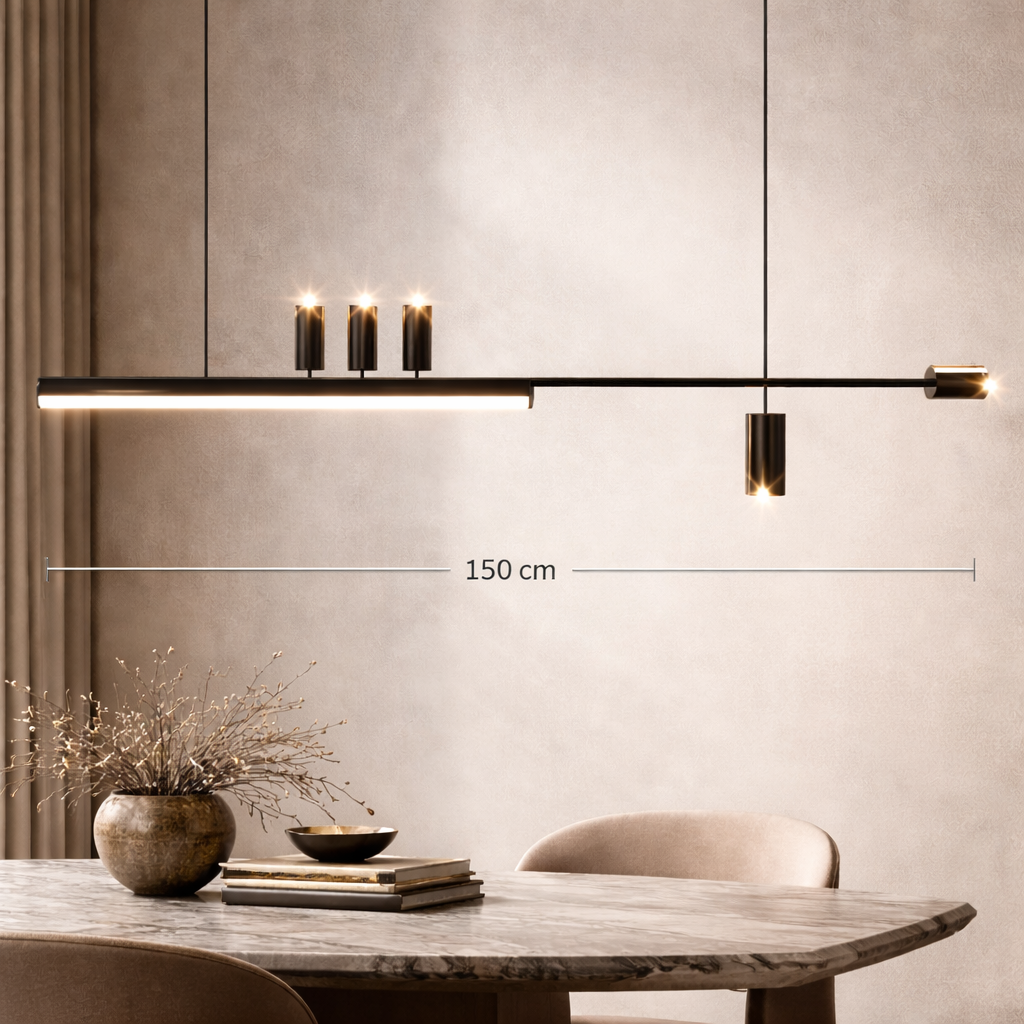 Bilancia — Suspension barre suspendue noir ou or