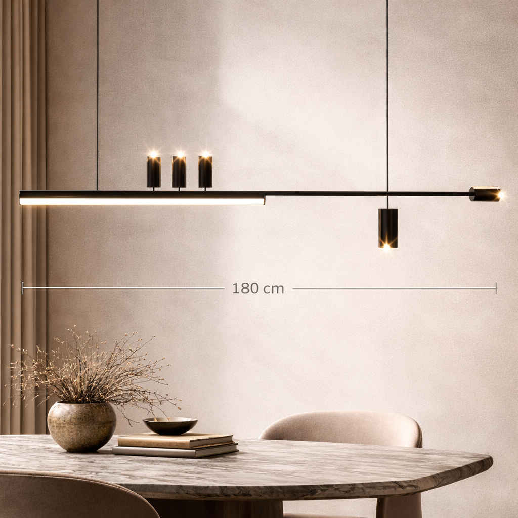Bilancia — Suspension barre suspendue noir ou or
