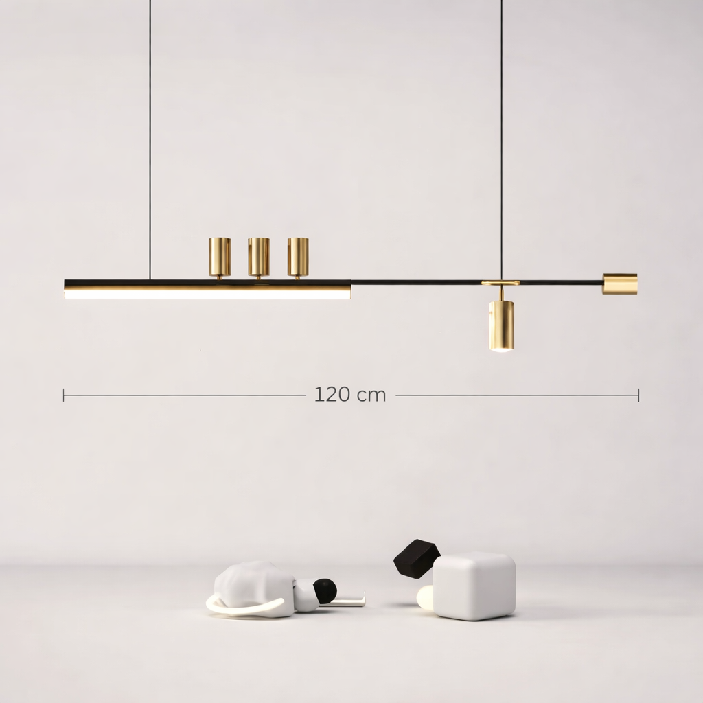 Bilancia — Suspension barre suspendue noir ou or