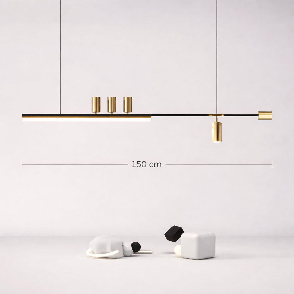 Bilancia — Suspension barre suspendue noir ou or