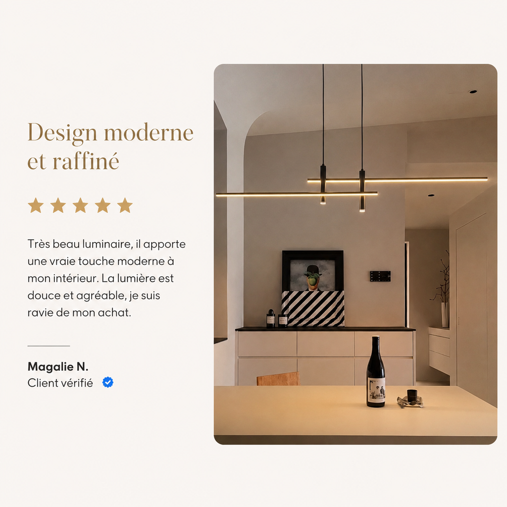 Prisma — Suspension au design italien