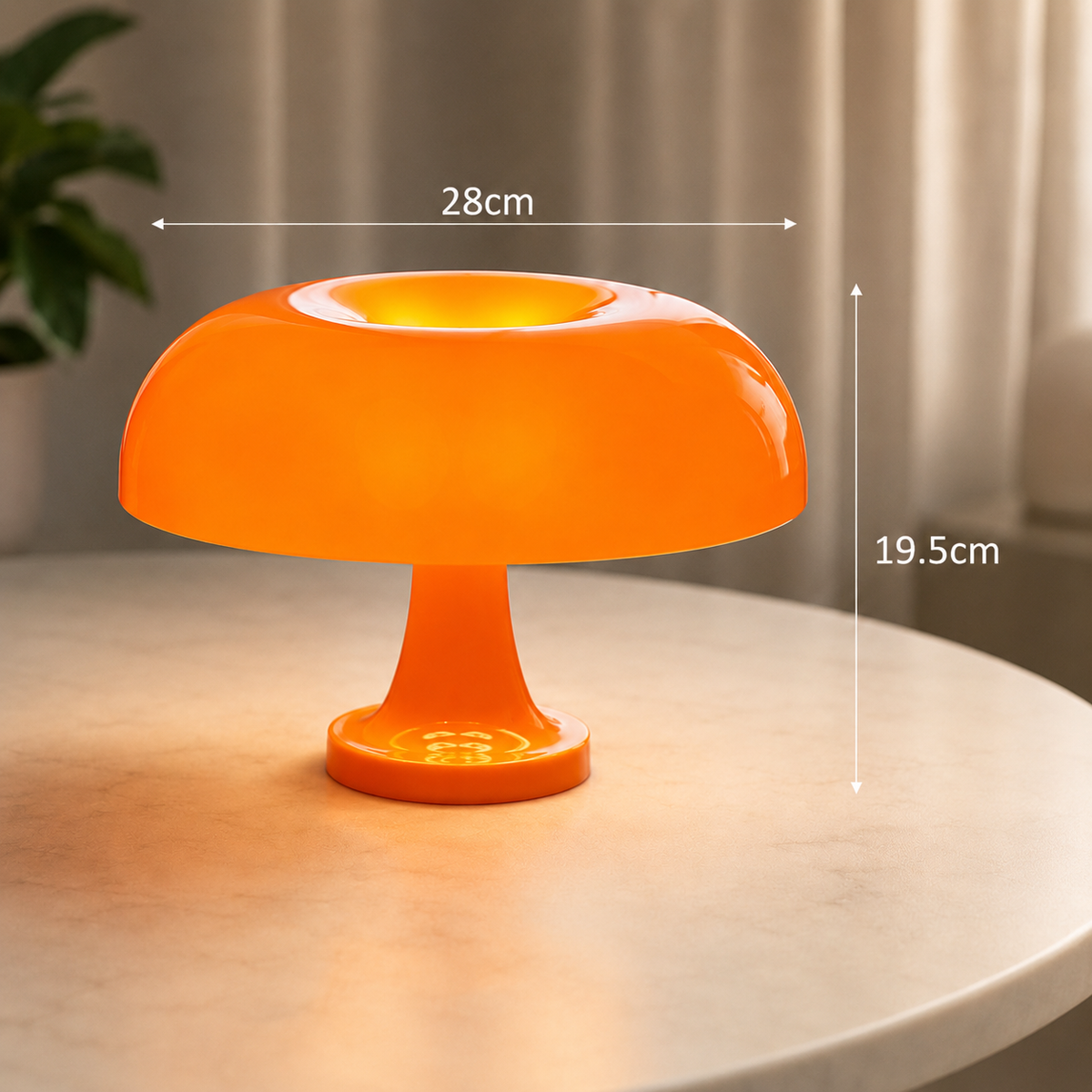 Bolena — Lampe champignon sans fil à variateur