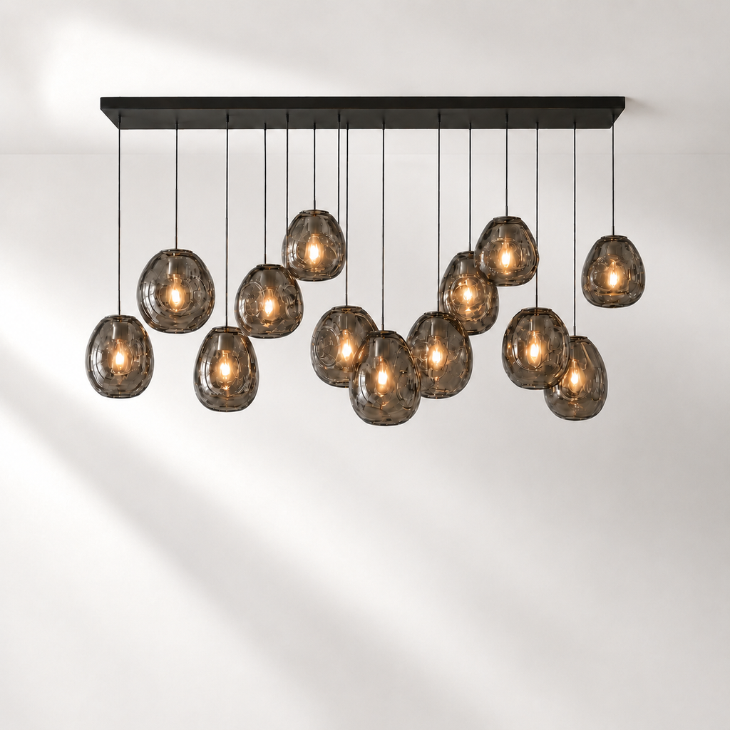 Ombelia — Suspension sphères en verre soufflé