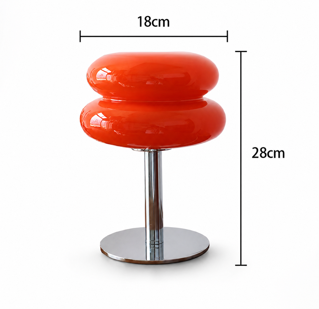 Ondina — Lampe de chevet dôme en verre soufflé