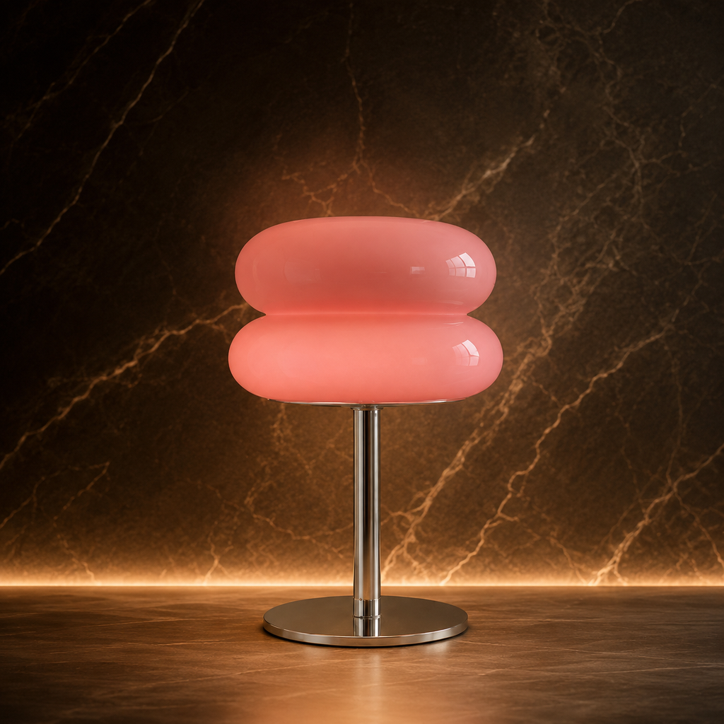 Ondina — Lampe de chevet dôme en verre soufflé
