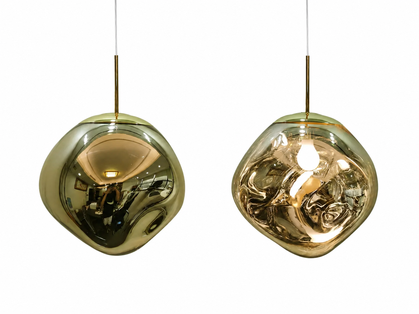 Suspension acrylique transparent en 9 coloris