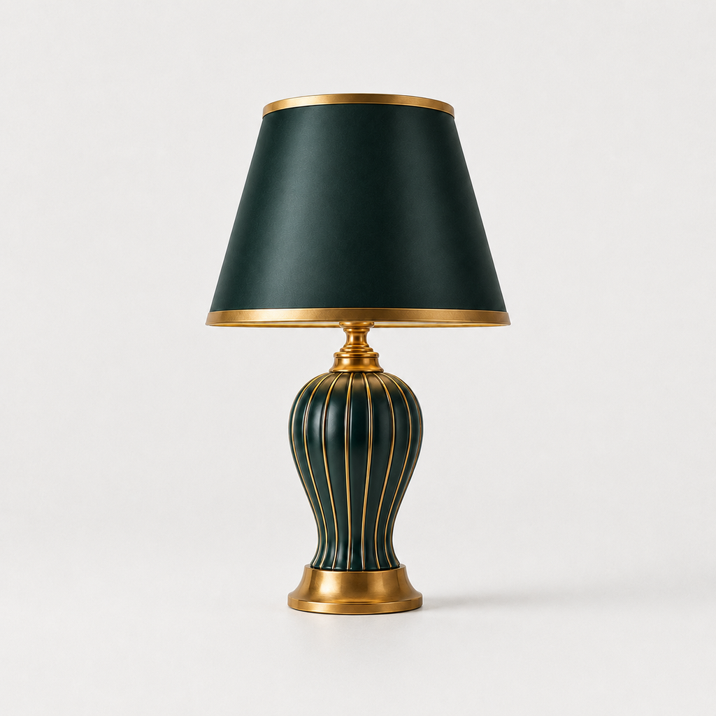 Verdana — Lampe de table vert impérial