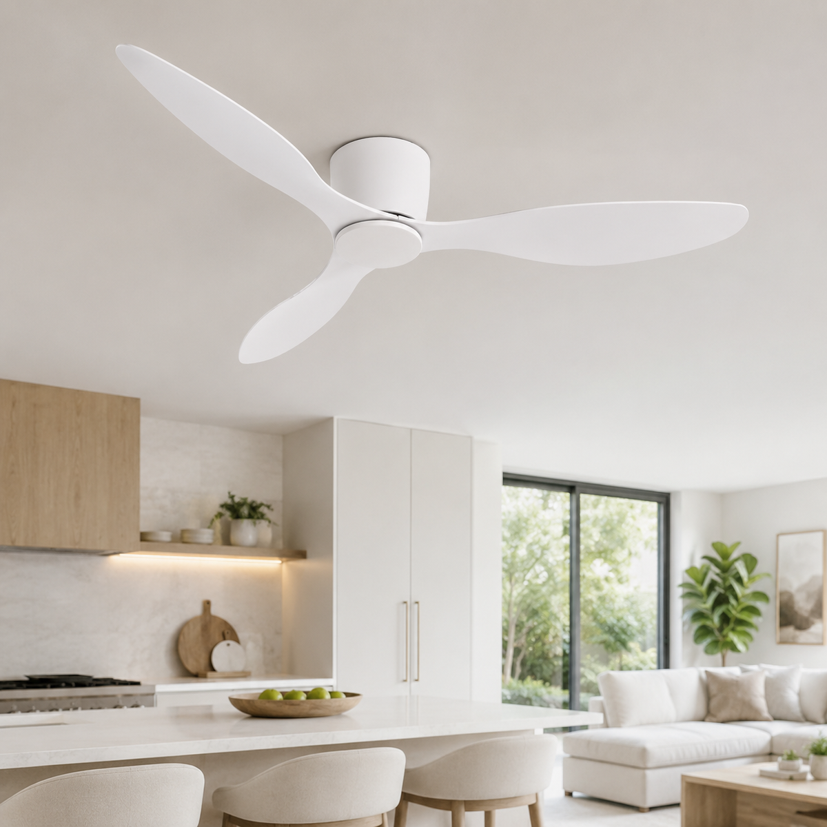 Lysane — Ventilateur de plafond au design scandinave