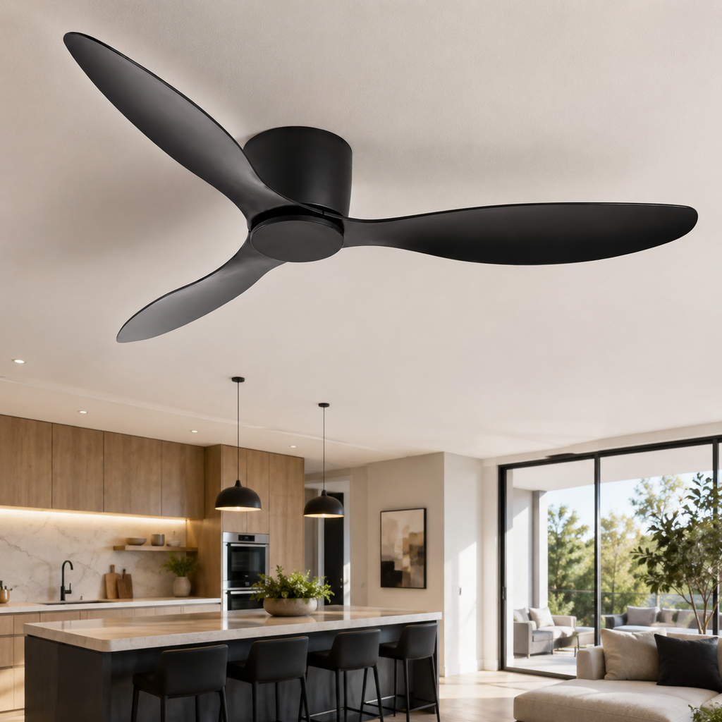 Lysane — Ventilateur de plafond au design scandinave