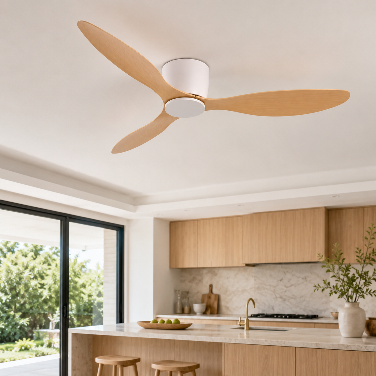 Lysane — Ventilateur de plafond au design scandinave