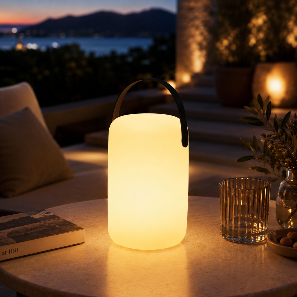 Lucciola — Lampe de table extérieure rechargeable