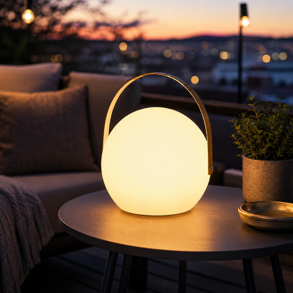 Lucciola — Lampe de table extérieure rechargeable
