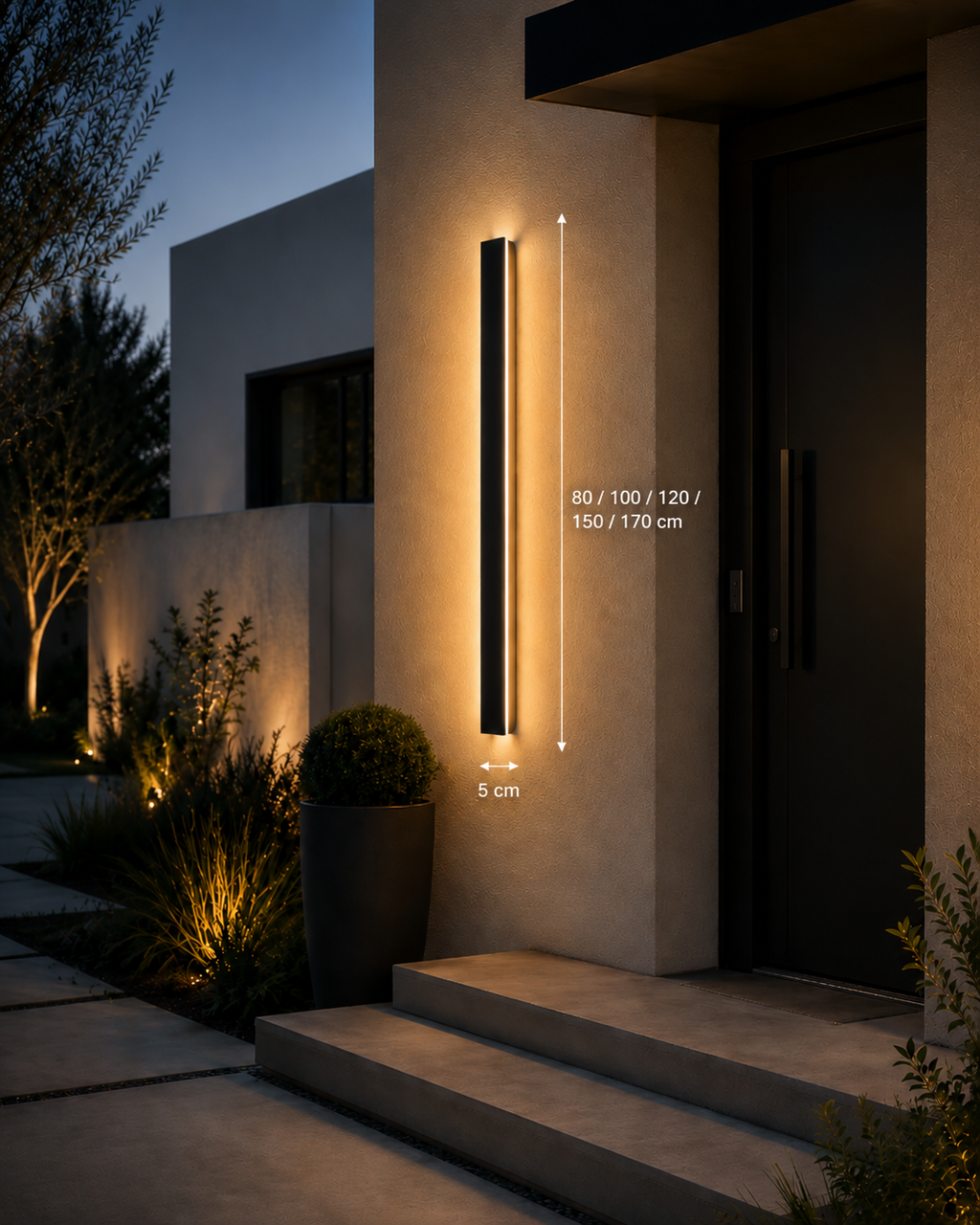 Applique Murale Extérieure LED IP65 – Modèle Lindara (LA MAISON CLARTE)
