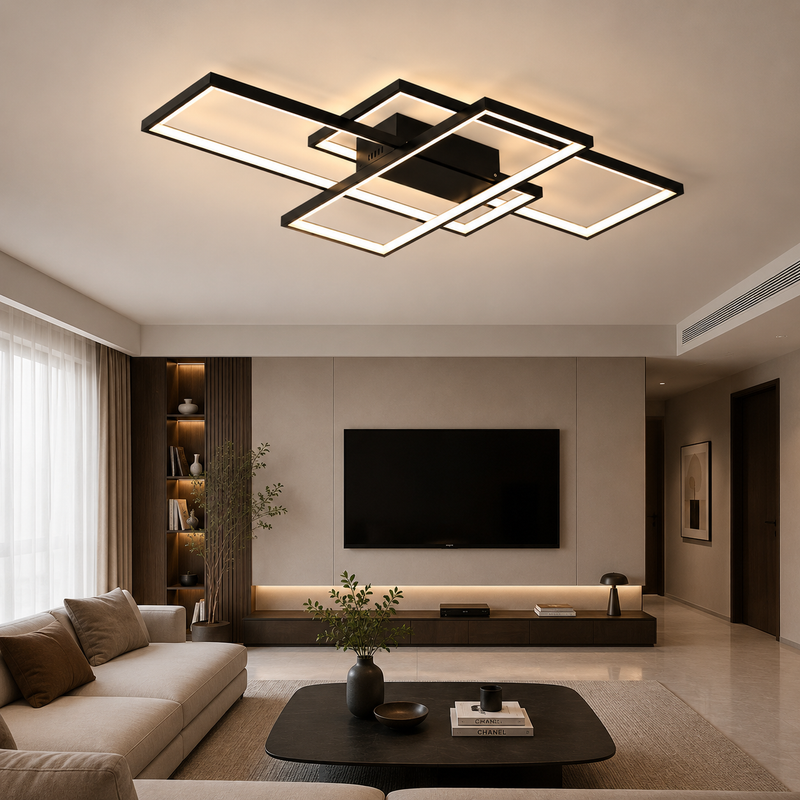 Lumelia — Plafonnier LED rectangulaire dimmable