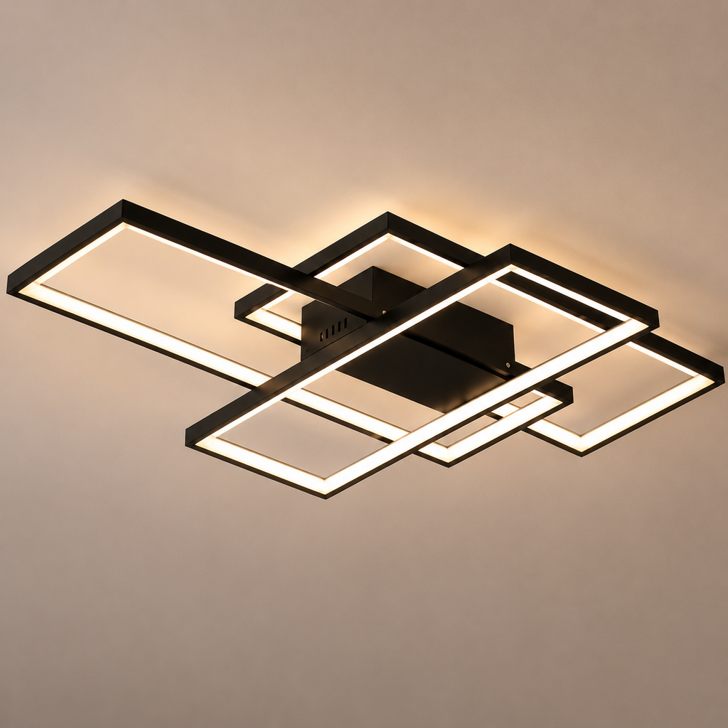 Plafonnier LED Rectangulaire Dimmable – Modèle Lumelia (LA MAISON CLARTE)
