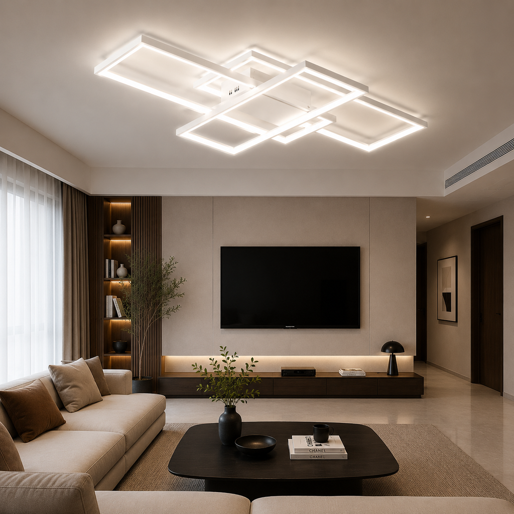 Plafonnier LED Rectangulaire Dimmable – Modèle Lumelia (LA MAISON CLARTE)