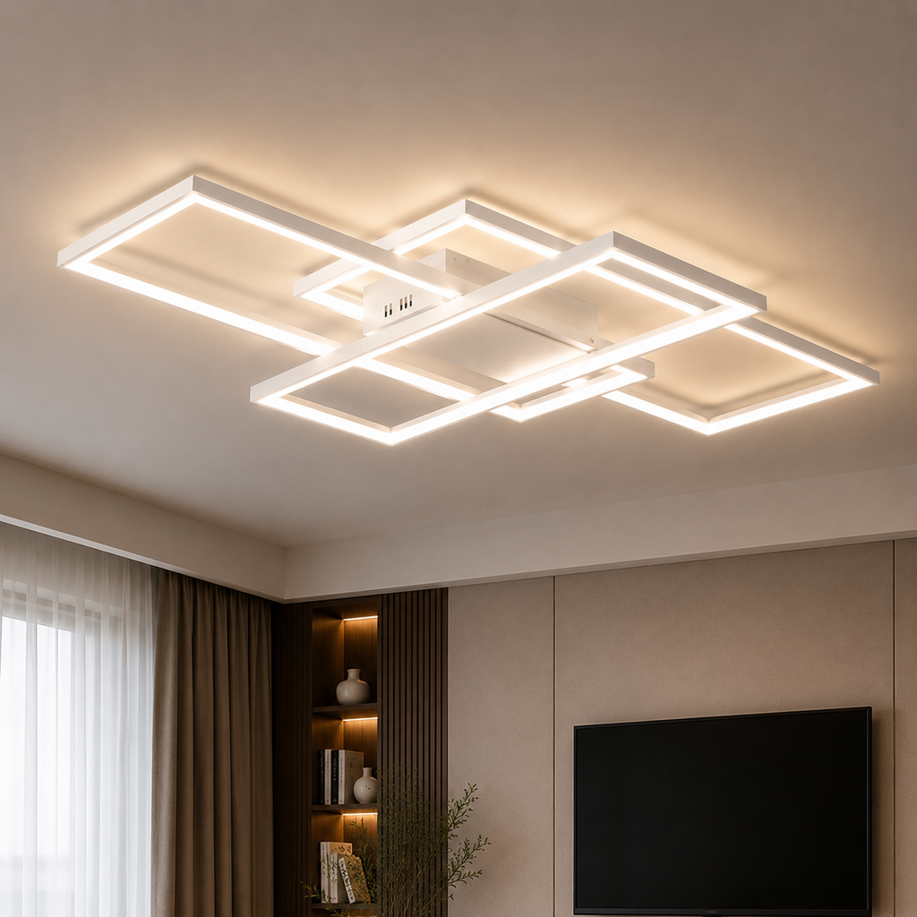Plafonnier LED Rectangulaire Dimmable – Modèle Lumelia (LA MAISON CLARTE)