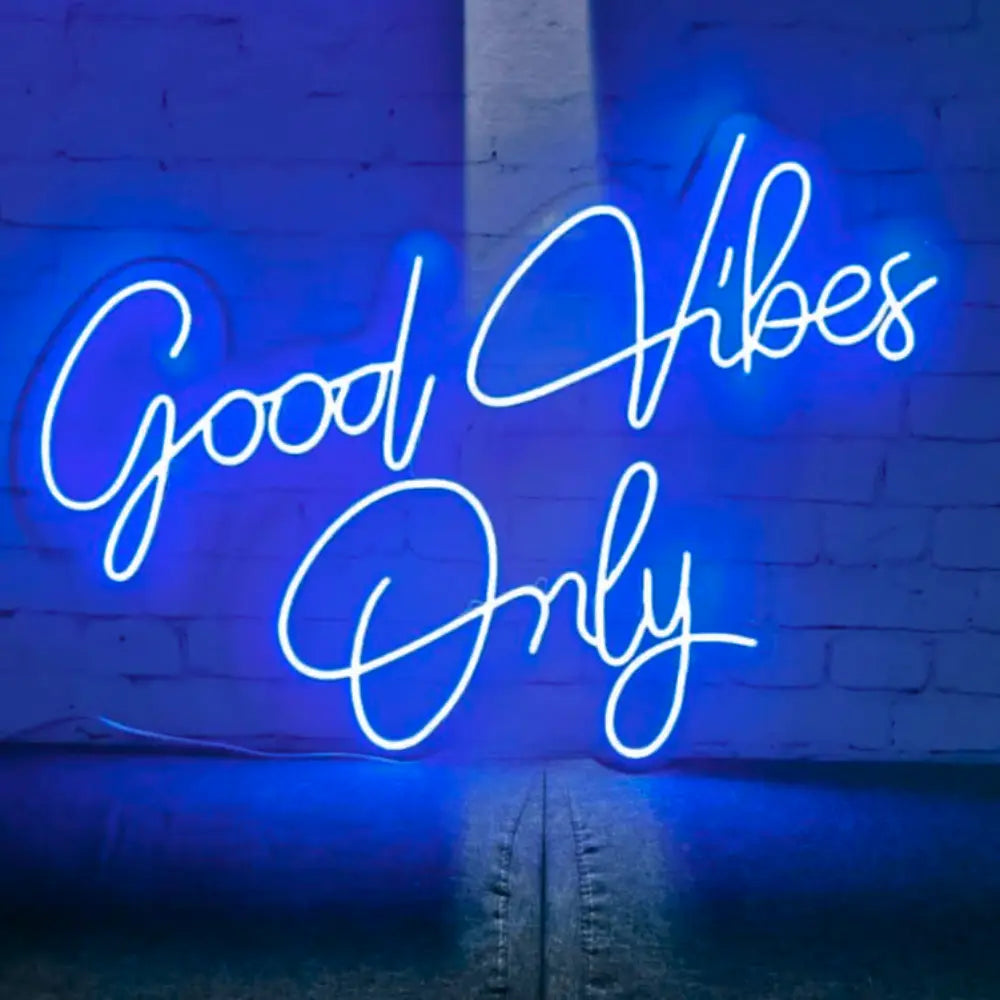 Felice — Néon LED message Good Vibes Only