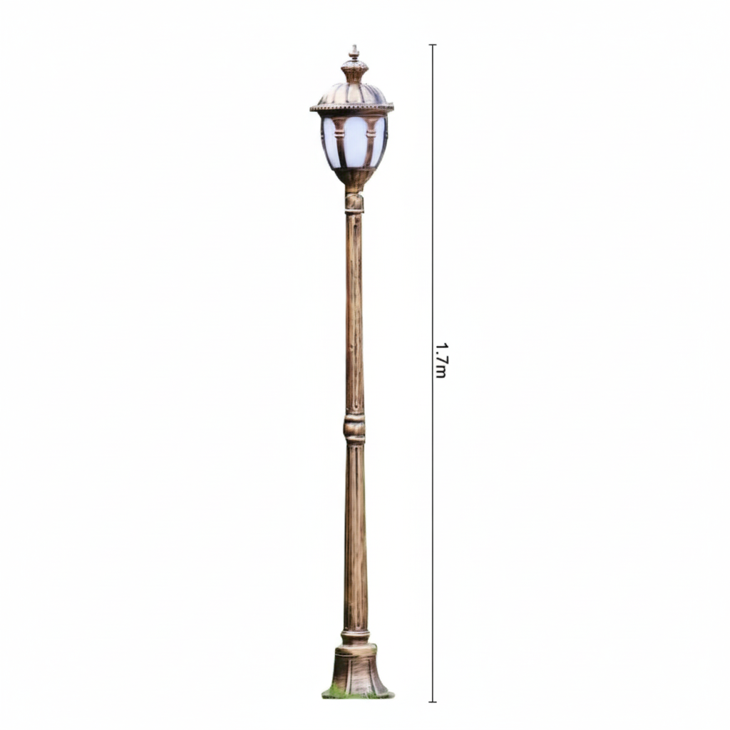 Reale — Lampadaire de jardin classique E27