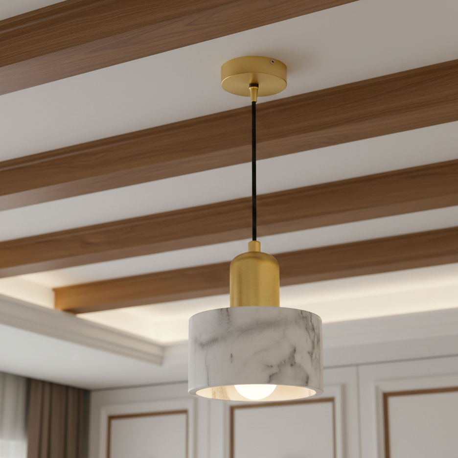 Marbréa — Suspension en marbre véritable