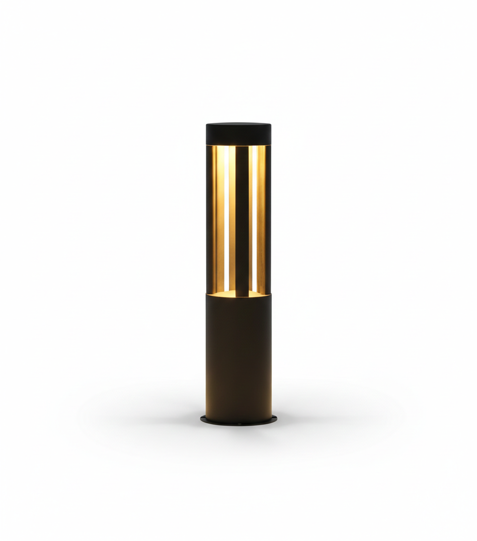 Sestria — Borne extérieure cubique à LED