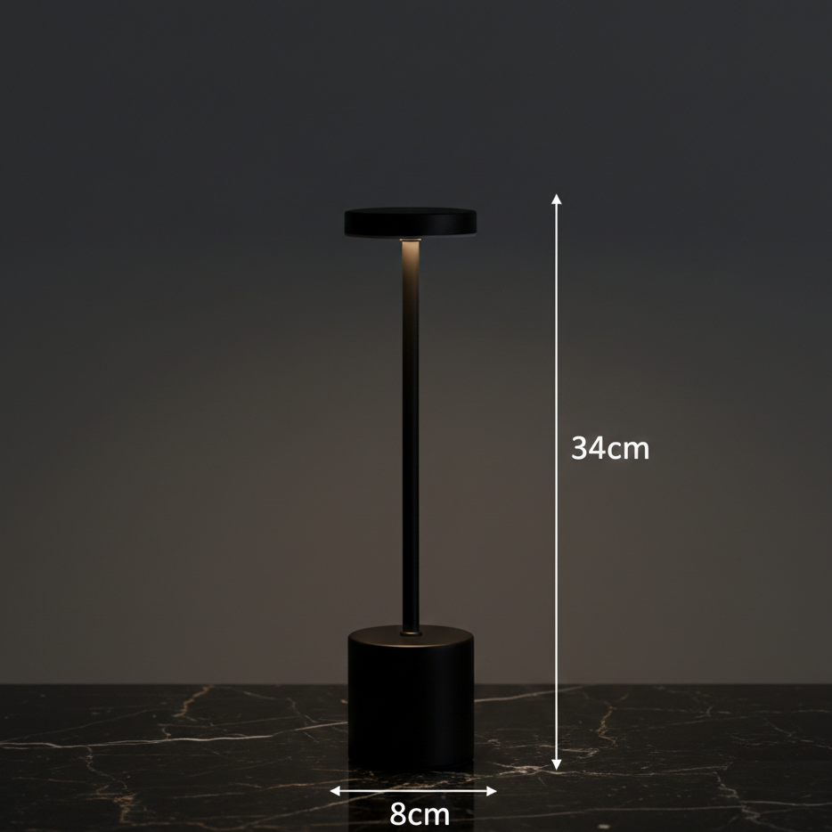Colonna — Lampe à poser colonne en métal