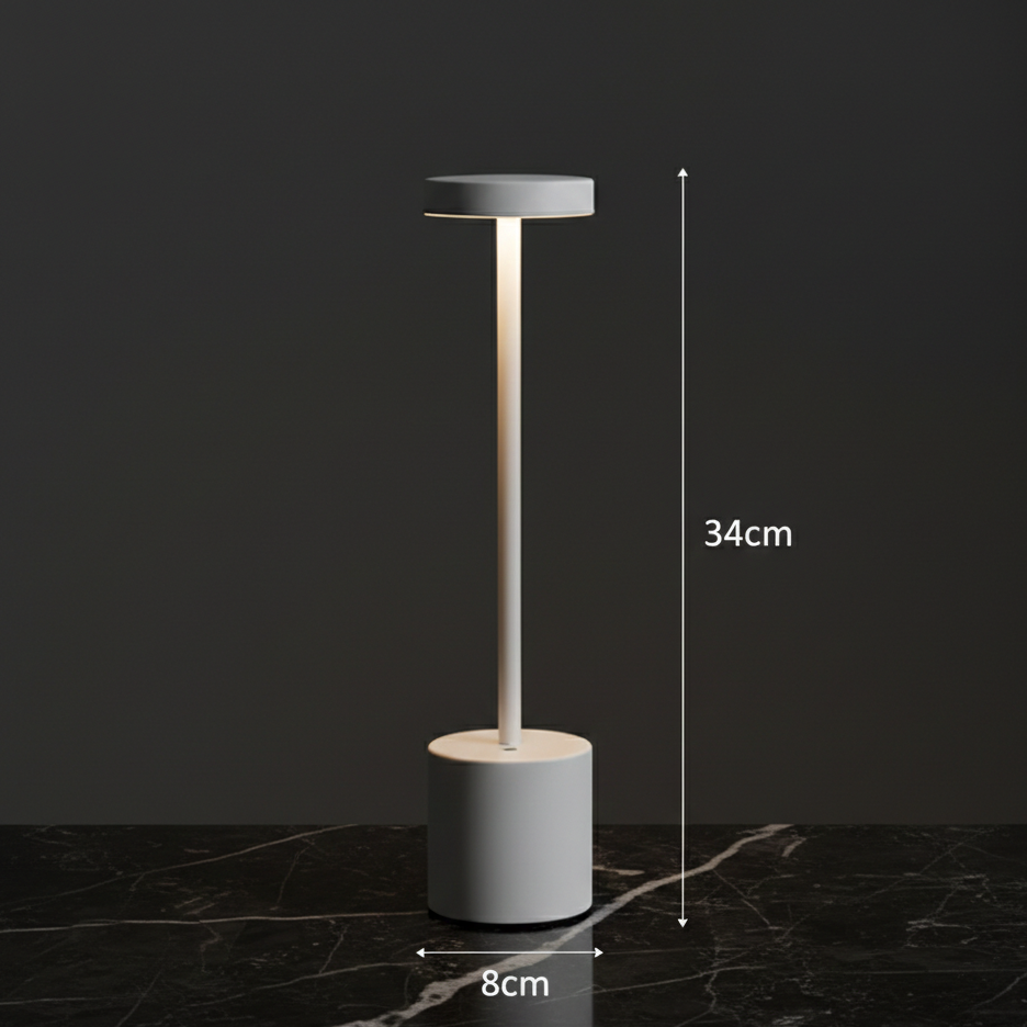 Colonna — Lampe à poser colonne en métal