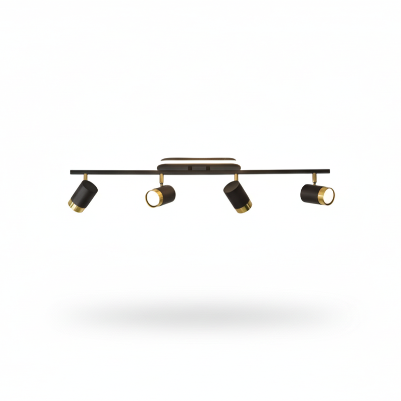 Atelia — Plafonnier rail à spots orientables