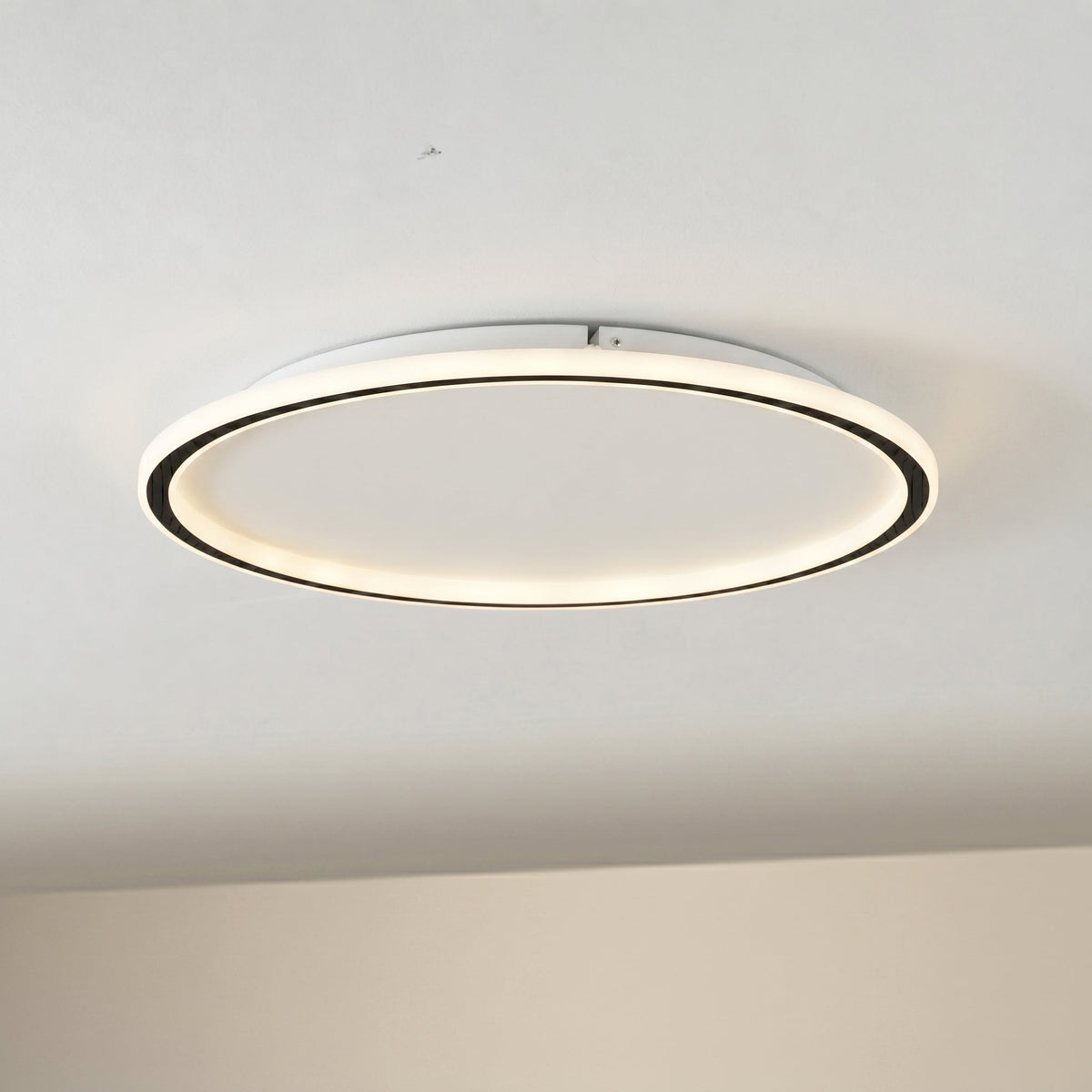 Nordi — Plafonnier LED scandinave rond blanc