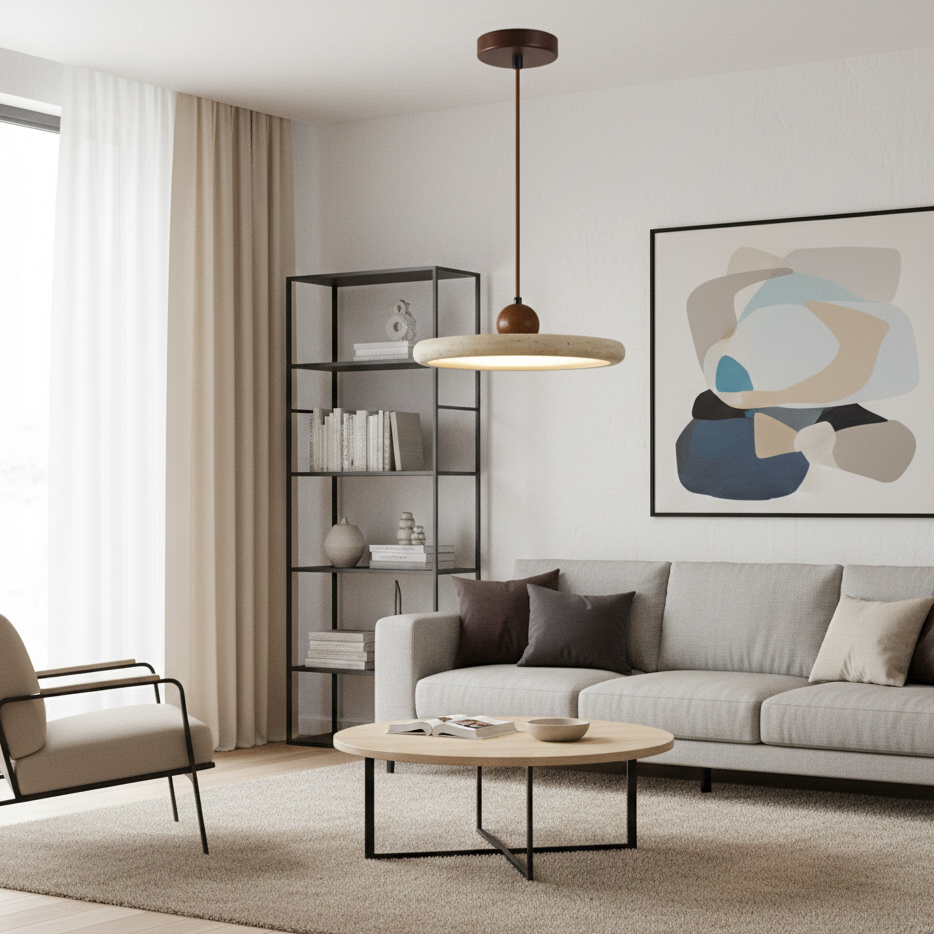 Duna — Suspension en bois clair ou sombre